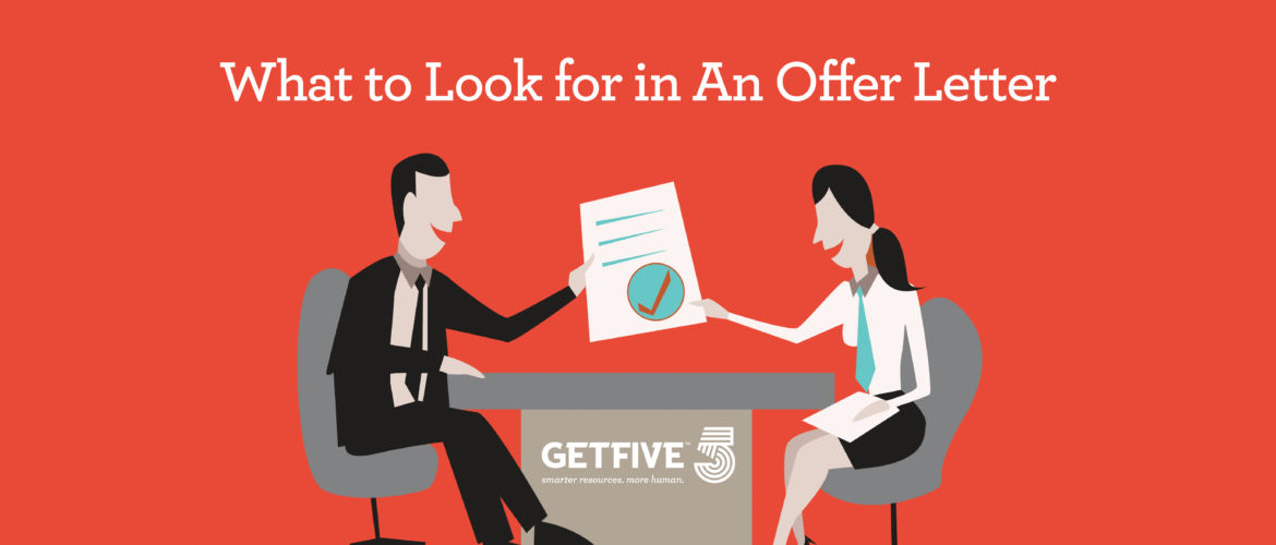 what should you look for in an offer letter