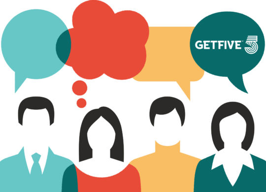 Group of People Discussing With Colourful Speech Bubbles. Vector illustration. EPS10, JPEG 4000x3000