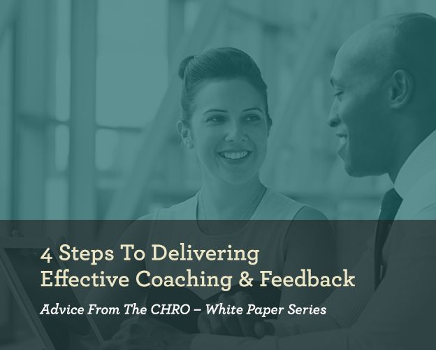 4 Steps To Delivering Effective Coaching