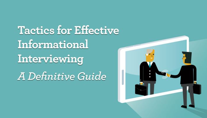 A Guide To Effective Informational Interviewing | GetFive